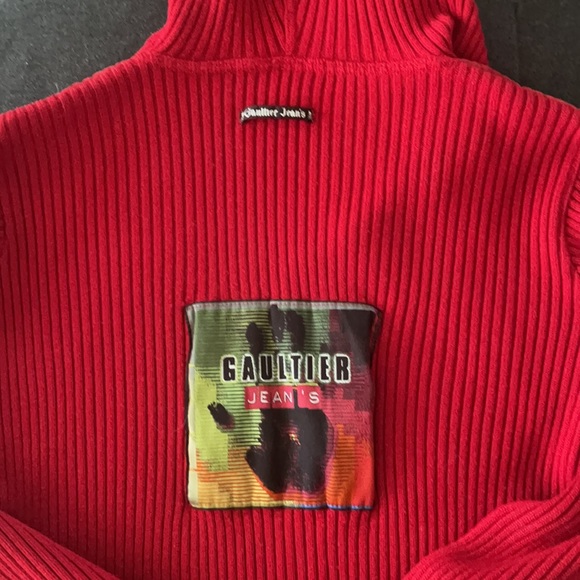John Paul Gaultier a Red sweater - Picture 5 of 7